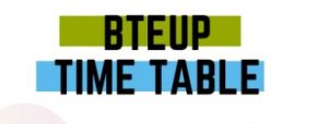 bteup time table